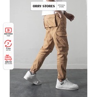 QUẦN DÀI CARGO kaki túi hộp 6 túi thời trang nam cao cấp HD15 2025