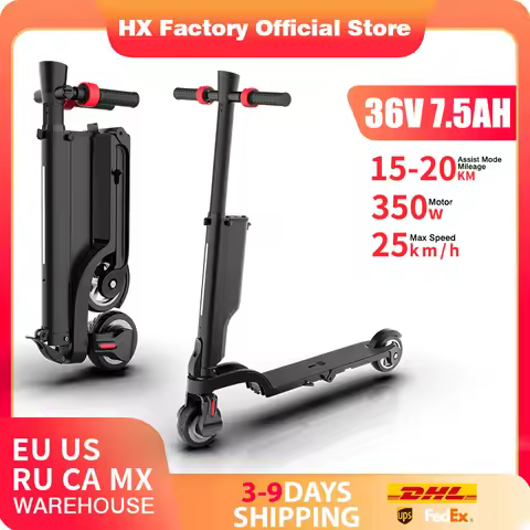 HX X6 Electric scooter Foldable 7.5A 350W 25KM/H electric scooters 36V EScooters 5.5 Inch E Scooter 