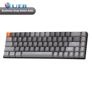 K68 Bàn phím chơi game 2.4G Không Dây chế độ kép Gamer Bàn Phím Keycap USB/type-C Cổng Cá Nhân Bàn P