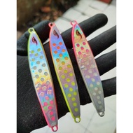 Metal jig polka z 80 grams full gid polka dot motif meyala bright