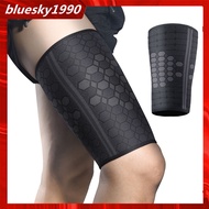 Anti Slip Thigh Hamstring Compression Sleeve for Quad Pain Relief Recovery Thigh Support Protector M