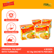 Sanlo Salabat Premium Instant Ginger Tea - TURMERIC (Bundle of 4 Boxes)
