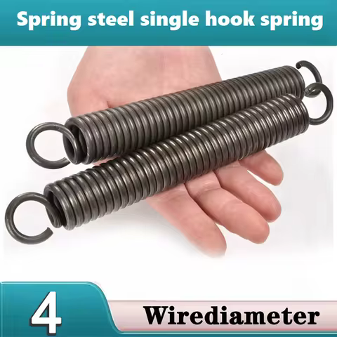 Spring steel single hook spring,Oven spring ,Wire Dia 4mm,Outer Dia 25mm,Length100/120/150/180/200/2