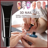Nail 3D Gel 3D Molding UV Gel for Nails Professional Manicure Painting Long-Lasting Decoration 4 in 
