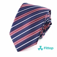 Cà Vạt Nam Sọc Cao Cấp Thời Trang 7cm FITTOP CAVAT-138