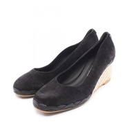 【二手】 Salvatore Ferragamo女士坡跟麂皮高跟鞋