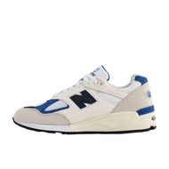 New Balance 990V2 {White Navy Blue} New Product DVFH