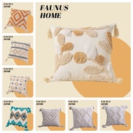 Bohemian Style Cluster Velvet Embroidery Craft Canvas Material 45x45cm Pillow case 45x45cm Bohemian 