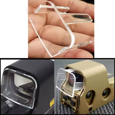Tactical Clear Acrylic Lens Protector Cover for Hunting Airosft AR EOTECH 551 552 553 556 557 Red Do