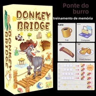 [Game 79] Donkey Bridge Board Game Children's Memory Expression Imagination Training Game Parent-Chi