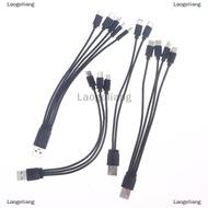[COD] Laogeliang 1 2ชิ้น20ซม. สายอะแดปเตอร์ตัวแยกสัญญาณ USB to Type-C พอร์ต4 5 2 3 สายแยก USB C ไปยั