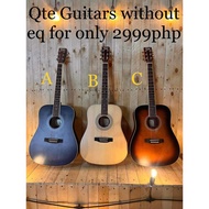 QTE 41 Inches Acoustic Guitar with Trussrod