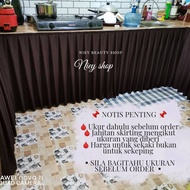 SKIRTING TABLE TOP, DAPUR,MEJA,SINGKI,MEJA GURU