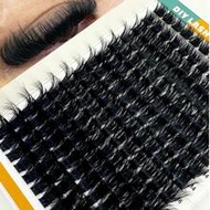 168 Bundles 14 Rows 150pcs 0.05/0.07mm Fine Hot Melt Eyelash Clusters 9-16mm Mixed Length D/DD Faux 