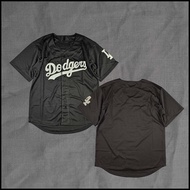 Baseball Jersey Embroidery - Dodgers Black | Baseball Shirt