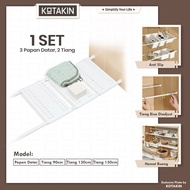 BOX Drawer Divider Flexible Wardrobe Divider Storage Box Clothes Rack Organizer