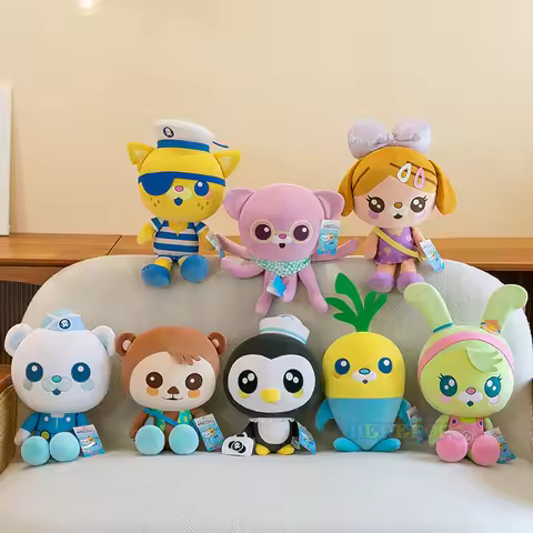 20cm Octonauts Plush Toys with Barnacles, Peso, Kwazii and Tweak Characters - Cute Animal Stuffed To