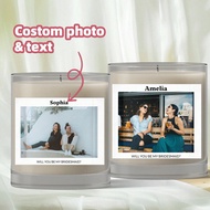 1~12pcs Personalized Labels - Custom Photo Stickers,Candle Stickers,Making Cute Gifts, Self-Adhesive