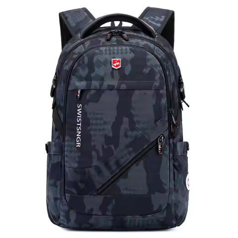 2025 New Waterproof Man Backpack Fit 17inch Laptop USB Charging Backpack Women Oxford Travel Male Ba