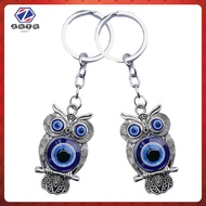 Evil Eye Keychain Keyring Decoration Decorative Keychains Hanging Owl Owls 2 Pcs Juyuanxn