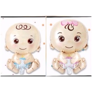 Large baby boy/baby girl foil balloon/baby boy/girl bottle