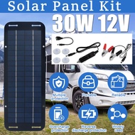 30w Solar Panel Solar Panel Portable Semi-Flexible Panel Rechargeable 12v Car Battery