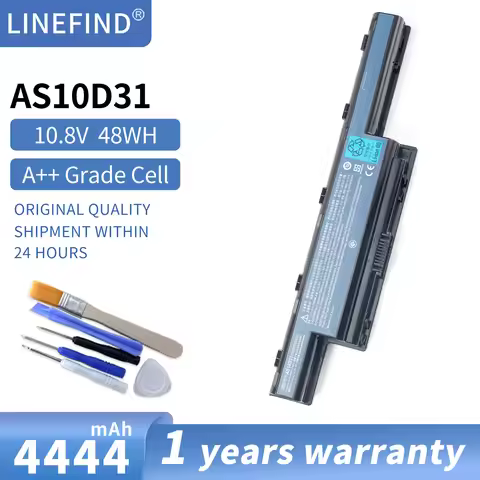 Battery for Acer AS10D31 AS10D51 Acer Aspire 4741 5253 5251 5336 5349 5551 5552 5560 5733 Acer Trave