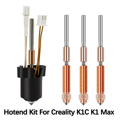 Upgrade Hotend For Creality K1 SE K1C K1 Max Ender 3 V3 Ceramic Heating Block Kit Hardened Steel Qui