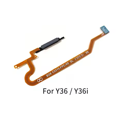 For Vivo Y36 Y36i Power Button Fingerprint Sensor Flex Cable Repair Parts