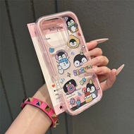 casing realme c15 casing realme 12x 5g Fun Creative Penguin Suitable for OPPOa58x Phone Case a96/a72