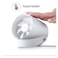 Desk Stand USB Cooler Cooling Silent Fan Metal Quiet Touch Switch Mute Fans Mini USB Charge Fan For