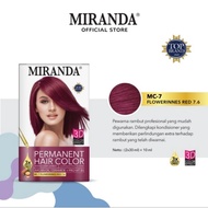 Miranda Hair Color (Cat Rambut Permanen) MC7 FLOWERINESS RED