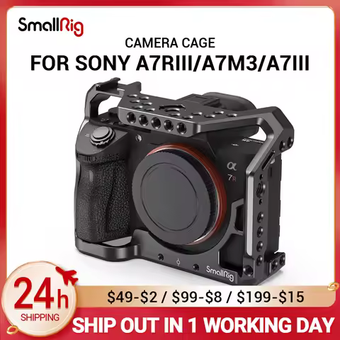 SmallRig A73 Cage A7R3 / A7RIII / A7III Camera Cage for Sony A7R III / A7M3/ A7 III W/ Arri Locating