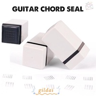 GILDAI Chord Seal, Guitar/Yukri Convenient Chords Stamp, High-quality Portable Grid Chords Print Sig