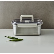 LocknLock Stainless Storage Container — STS304 Airtight Breathable Steel Container