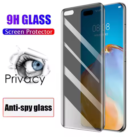 3D Full Cover Privacy 9H Tempered Glass For Huawei Pura 70 Ultra P60 Art P50 P40 Pro Plus Anti Spy P