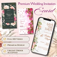 🌹Kad Kahwin & Tunang Digital (VIDEO & PDF) / E-card Wedding Invitations Muslim & Non Muslim🌹