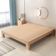 全城熱賣 - 全櫸木實木床 現代簡約臥室雙人床家用單人榻榻米簡易床架