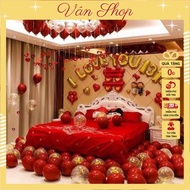 Balloon Set to decorate wedding rooms and bridal rooms with many hot models this year, super cheap a