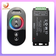 [gaozuo523.vn] GT666 RGB LED LED Strip Controller Wireless  Touch Remote DC 12V 24V 18A 3 Channels L