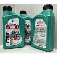 100% ORIGINAL PETRONAS SPRINTA F100 SAE 40 4T OIL ENGINE OIL -100% ORIGINAL PRODUCT (1 LITER)