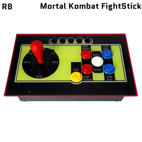 FightBox R8 Mortal Kombat Metal Game Controller RP2040 Advanced Breakout Board Zero Delay Arcade Fig