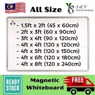 Carnival selling☄♚Papan putih Saiz 2x3 3x4 4x4 4x5 4x6 4x8 Papan Putih Magnetik 1.5x2 kaki