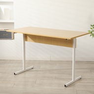 80/100/120/140cm *60cm Office desk Steel table legs + multi-layer solid wood table board