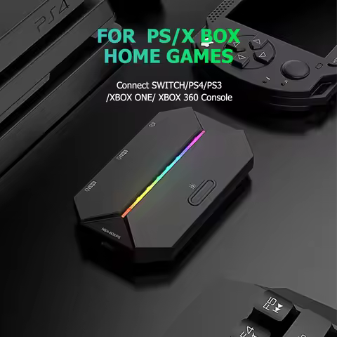 G6L Gaming Keyboard Mouse Converter Portable Wired Mobile Controller Adapter for Nintend Switch Xbox