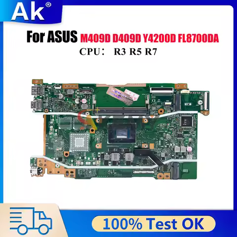 X409DA Laptop Motherboard For ASUS FL8700DA D409D Y4200D D509D M509D X409DJ M409D X409DL X409D X409D