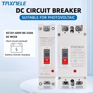 Solar Molded Case DC Circuit Breaker MCCB 1P 2P 250V 600V Overload Protection Switch Protector Solar