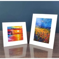 Hard Board Paper Frame with stand A5 &Square frame
