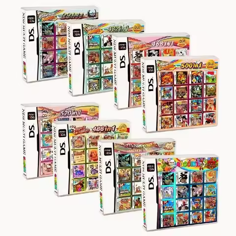 NDS Game Card Boxed 4300 482 486 520 468 356 480 23in1Multi Games Game Cartridge Card USA for DS Lit