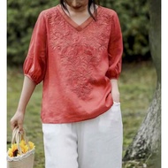 Middle-aged Women's Shirt - 2 Hands (Size 4XL)